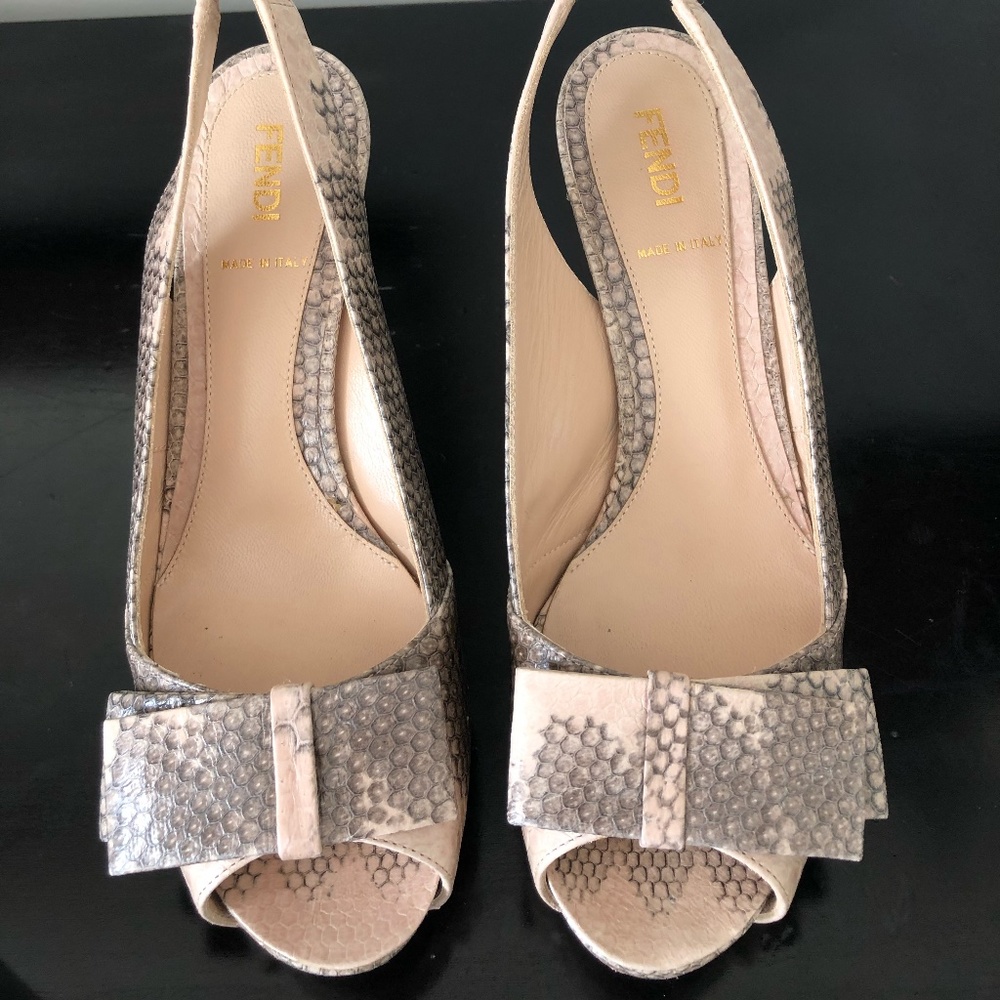Fendi Slingback open Toe 36.5